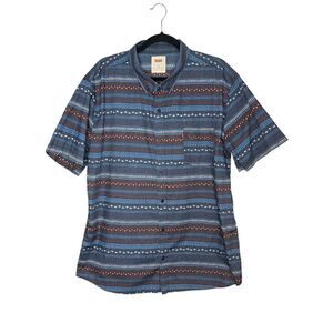 Levi’s Aztec Short Sleeve Button Up Shirt Men’s XXL
